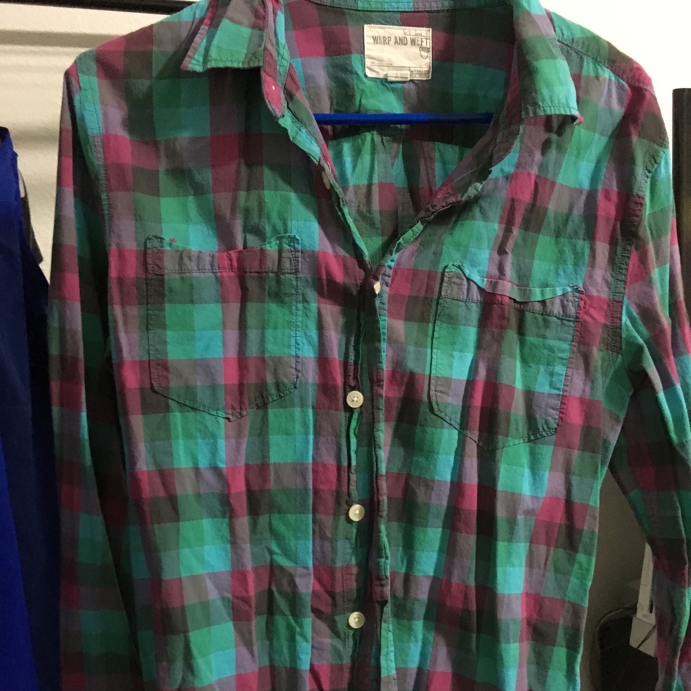 Plaid long sleeve
